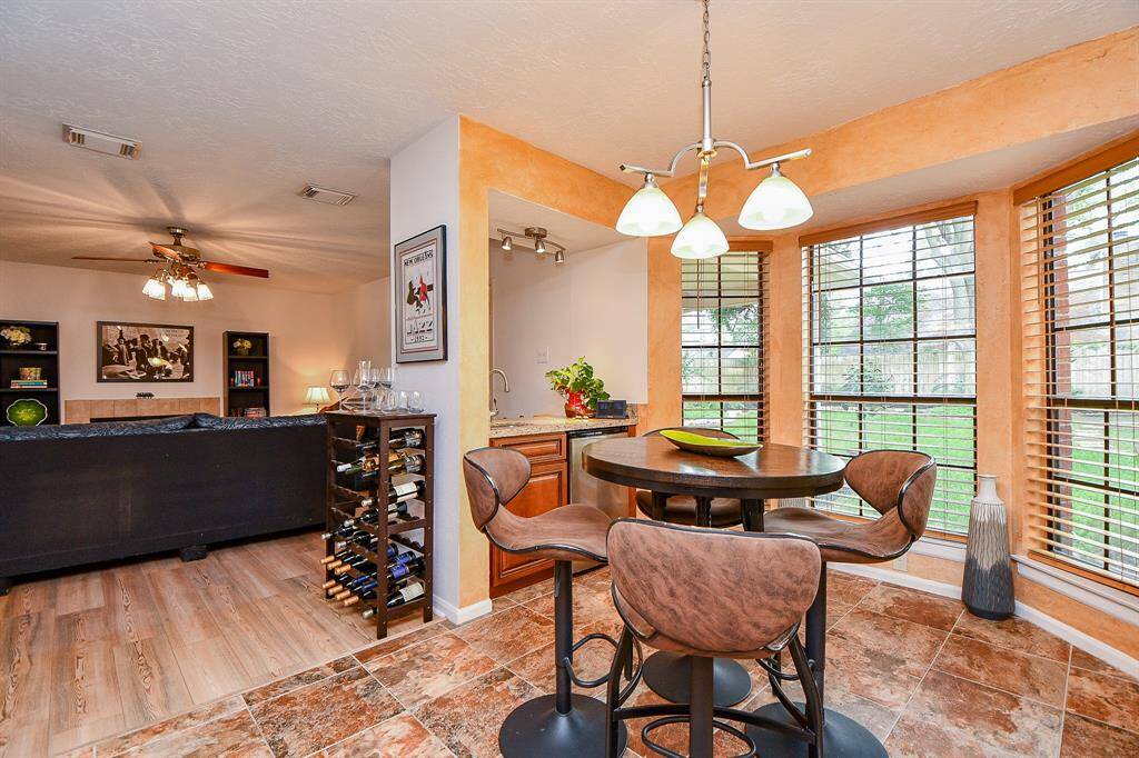 Another view of the open floorplan