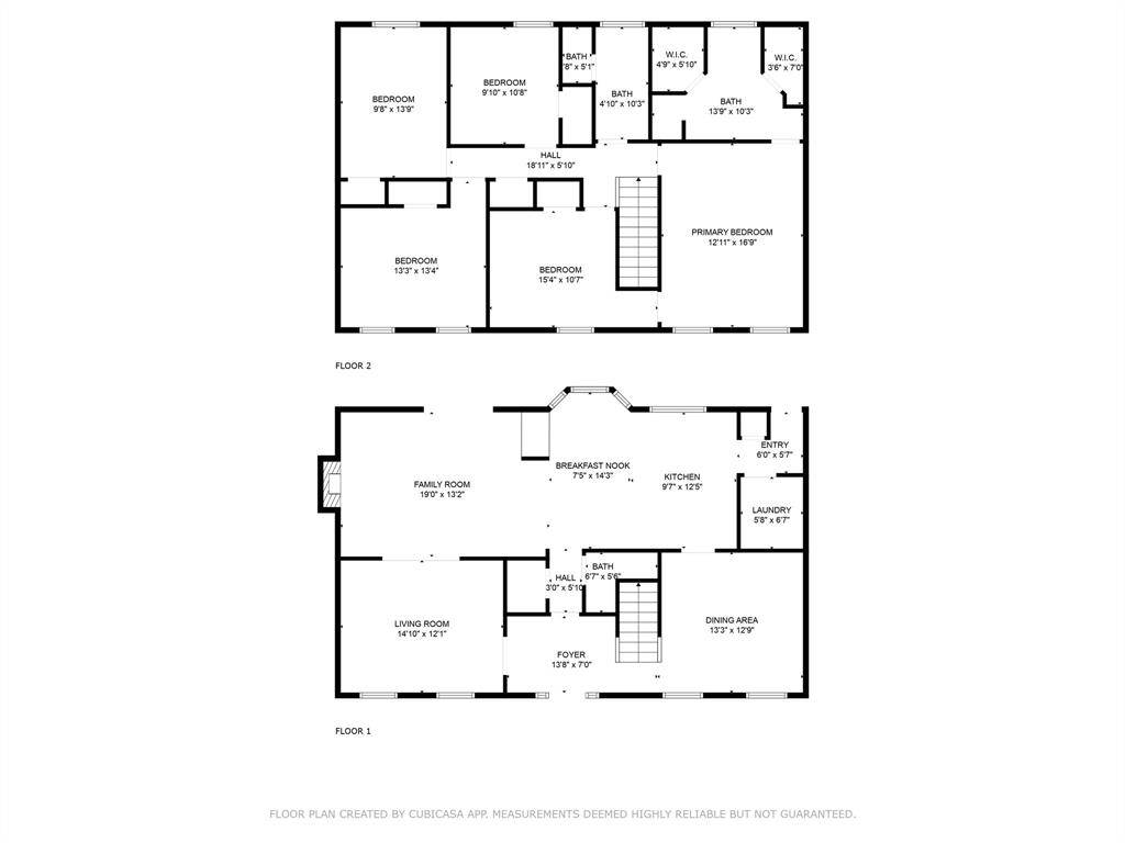 1st and 2nd story floorplan
