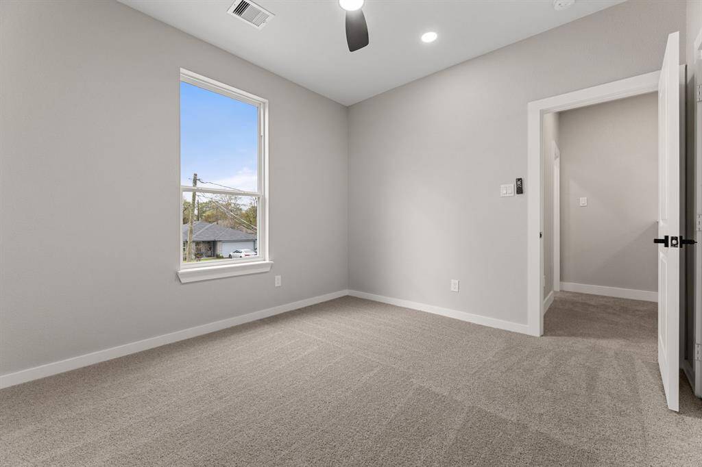 Another view of the second bedroom. A spacious and flexible room ready to be customized to suit your needs.