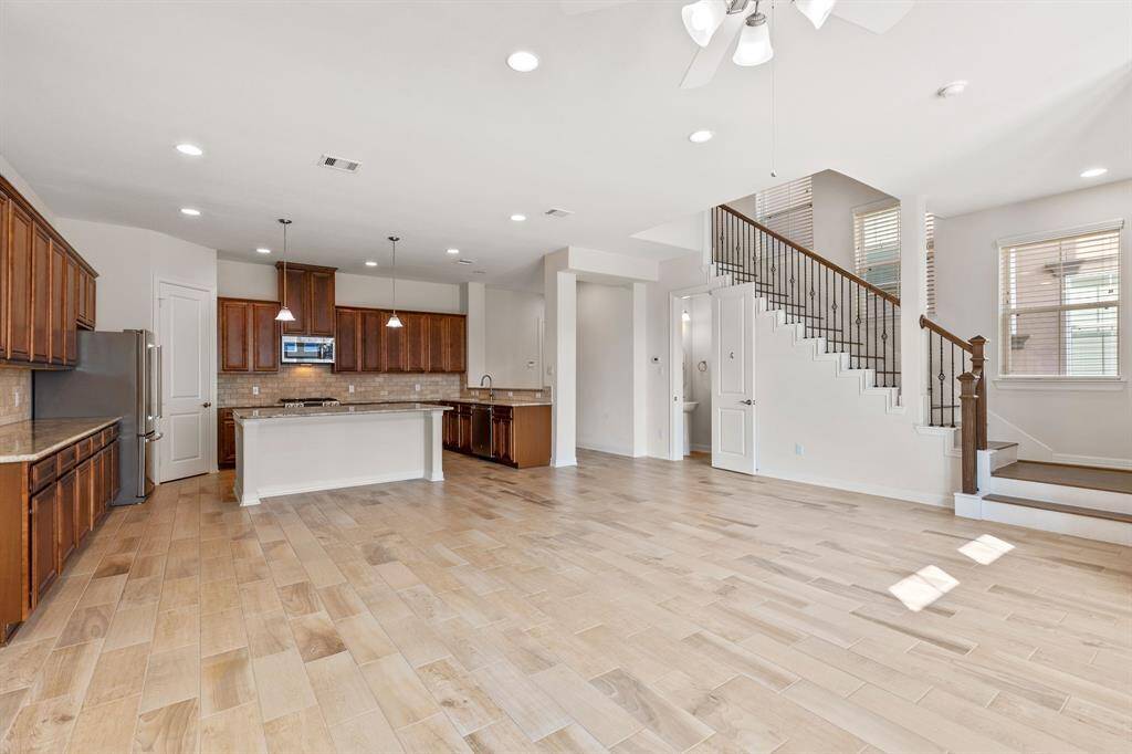1st Floor Open Kitchen/Living