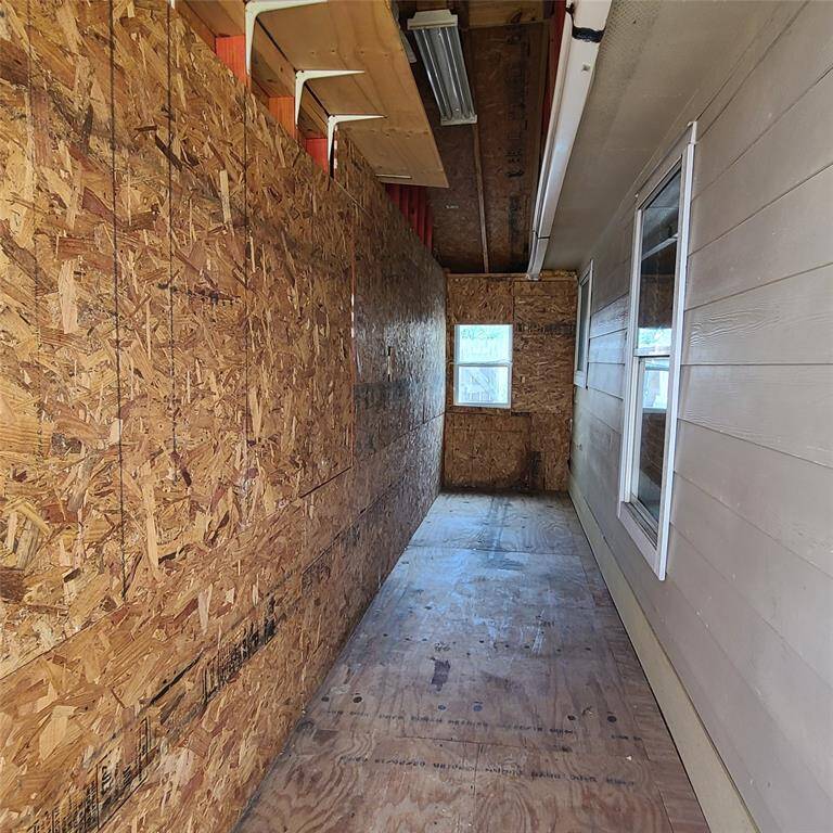 Look at this! Added built in workroom or storage!