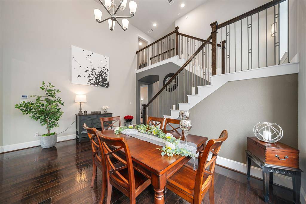 Another view of the formal dining room.