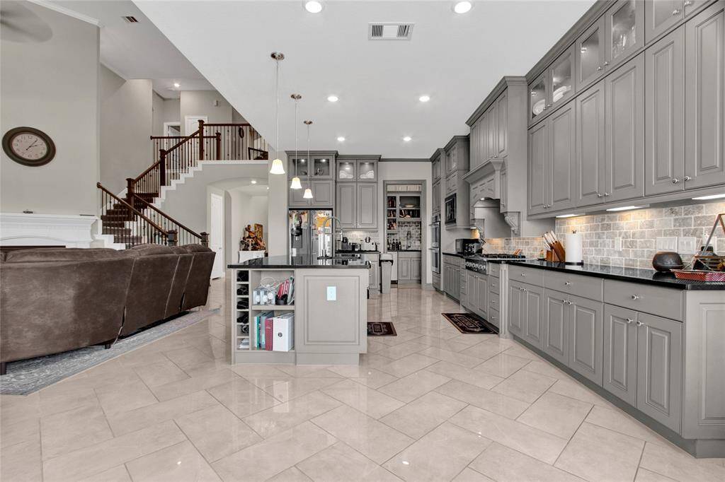 Bright, spacious kitchen view from the cozy breakfast nook.