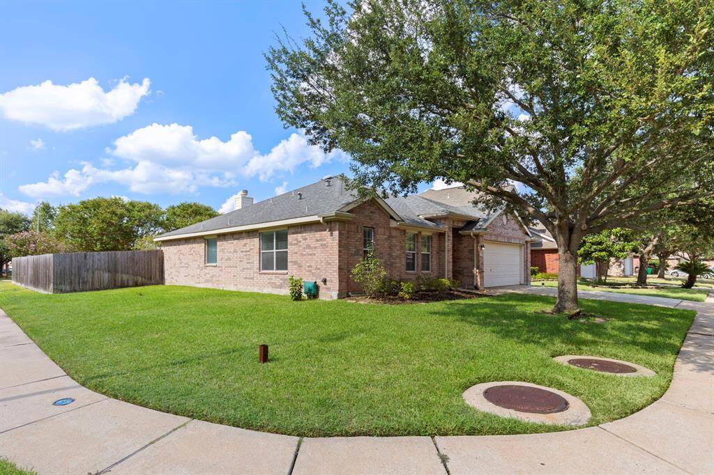 Huge corner lot with tons of space.