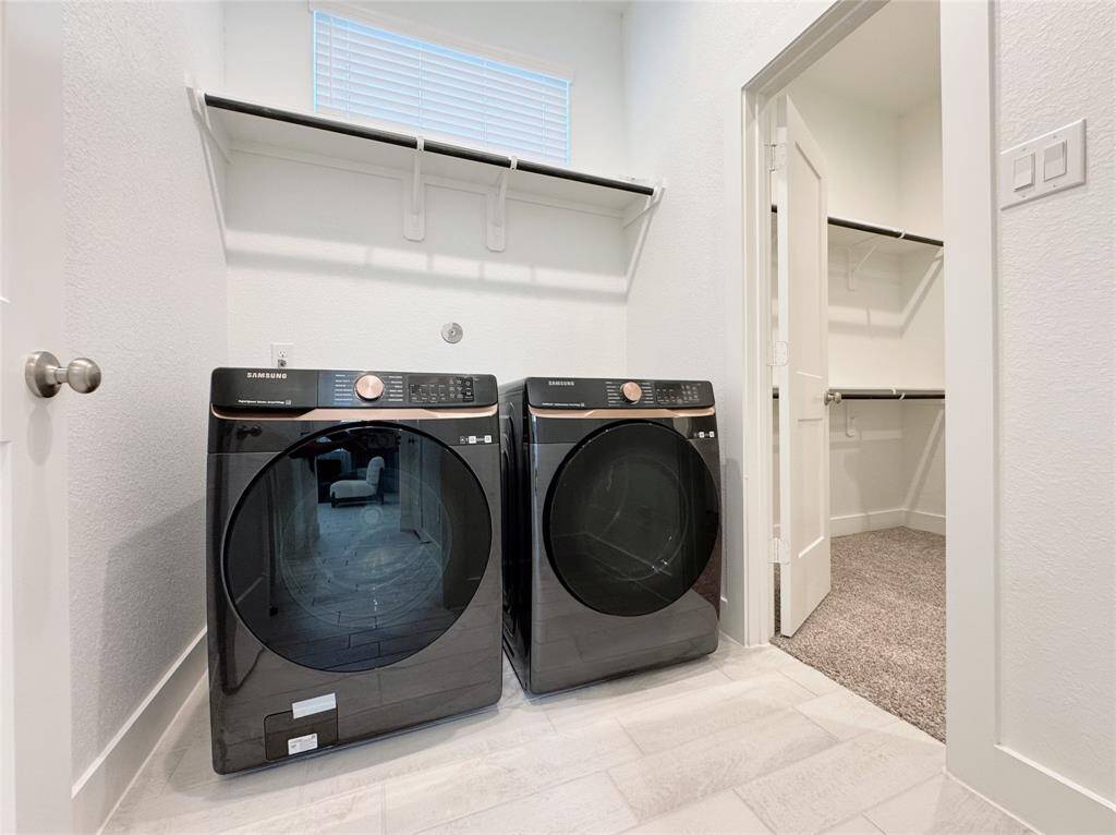 Laundry Room with Washer & Dryer Provided