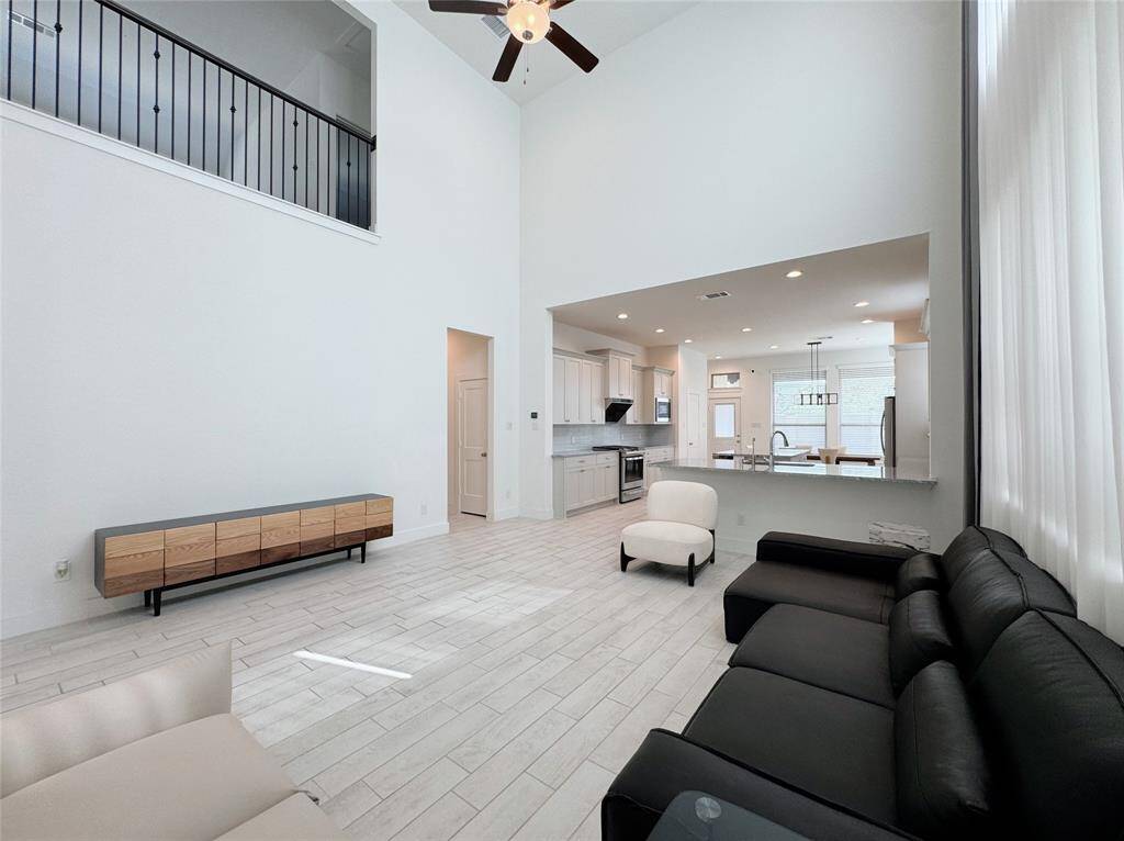 Living Room with Open Concept