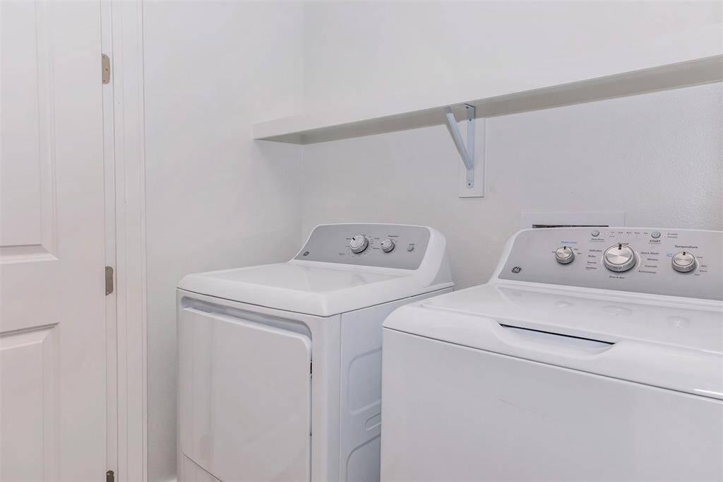 Full-size washer and dryer