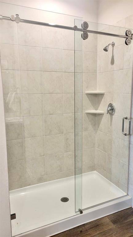 New glass door