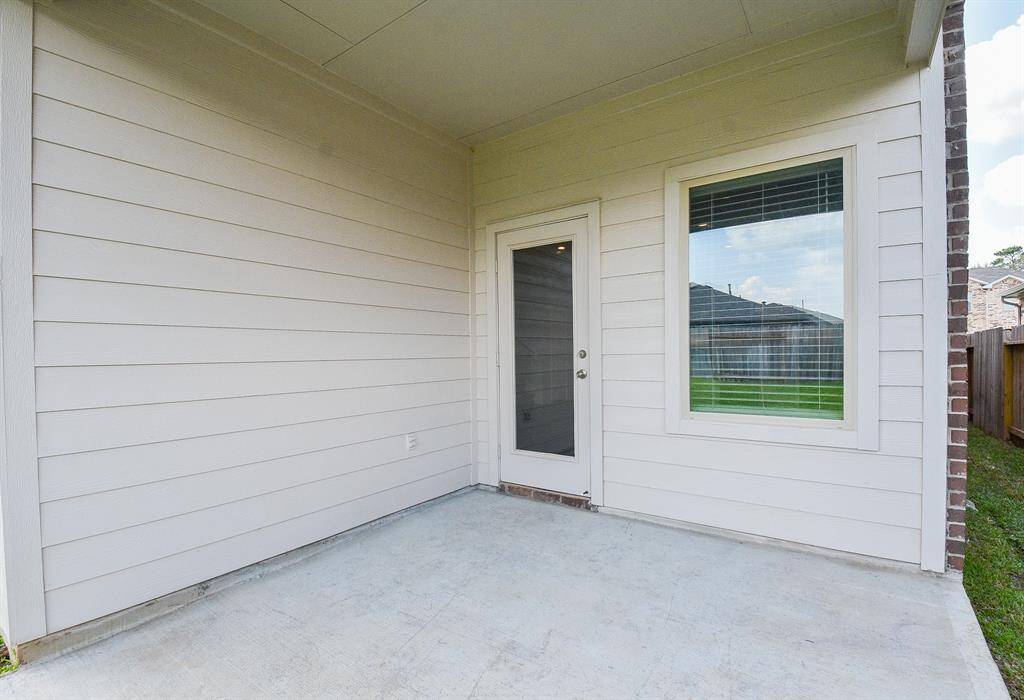 Covered patio!