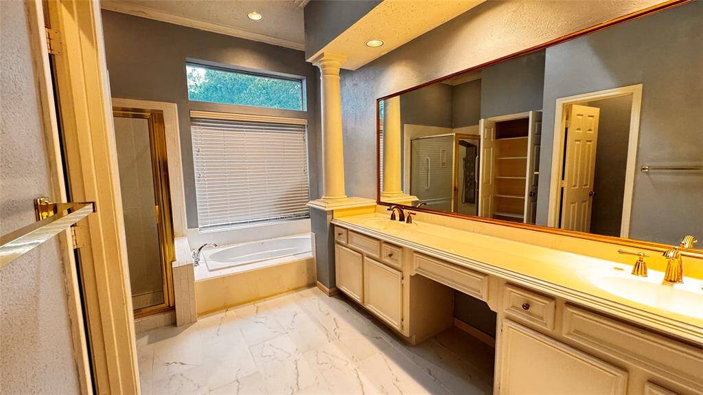 master bathroom view from bedroom