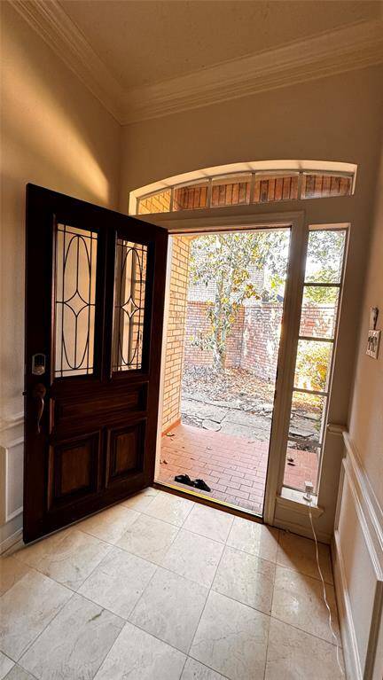 front entrance from inside view