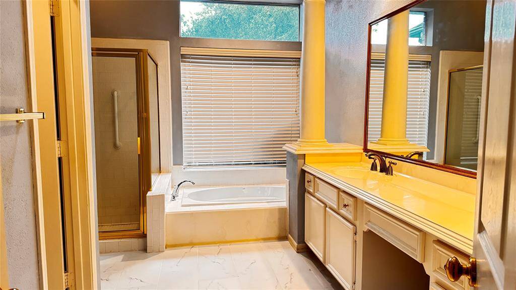 master bathroom view from bedroom