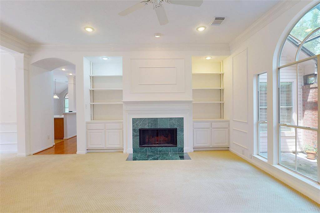 Cabinetry has lighting as well!