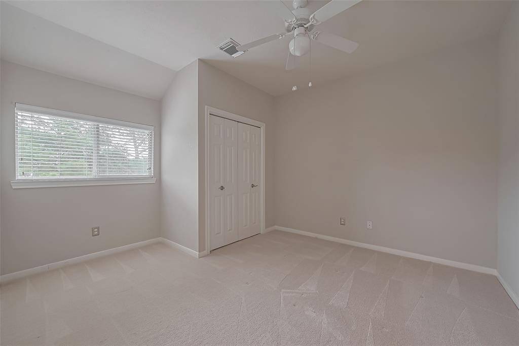 Fifth Bedroom upstairs, with closet.