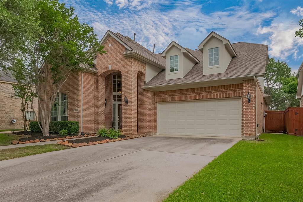 There is a 2 car attached garage with an auto garage door opener.