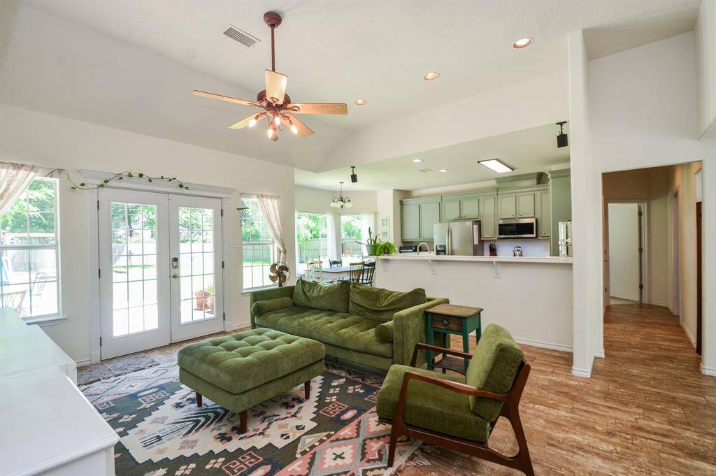 OPEN CONCEPT KITCHEN, FAMILY ROOM AND DINING AREA