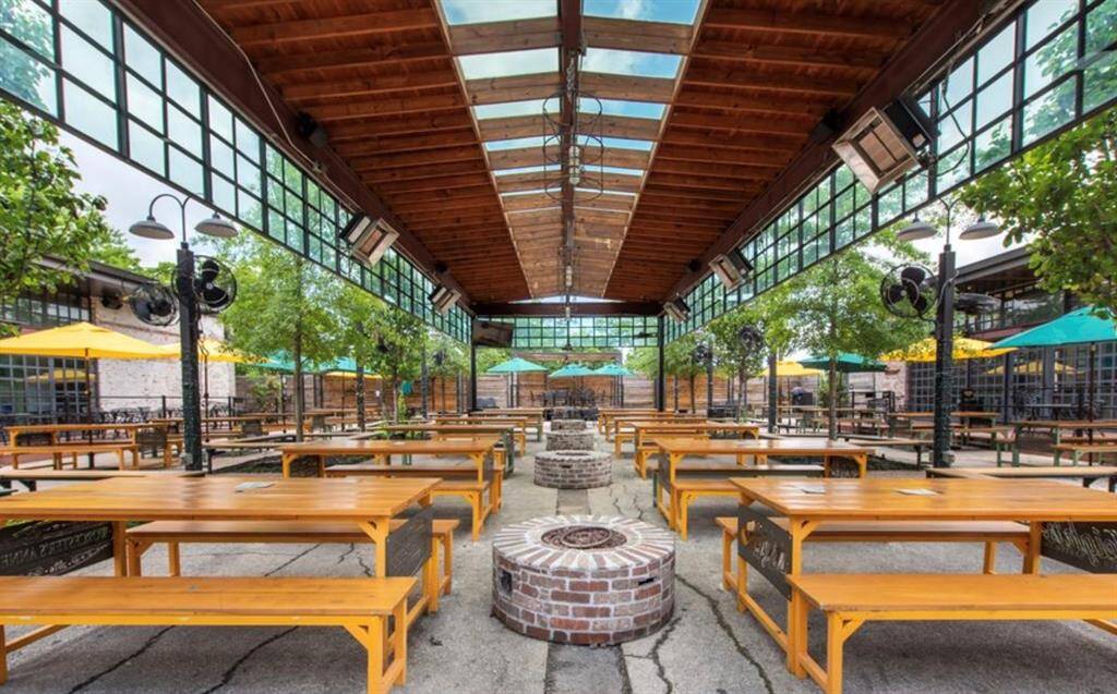 Heights Bier Garden on Shepherd