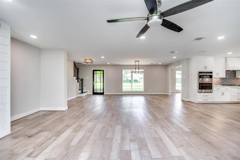 Large windows allow for an abundance of natural light throughout.