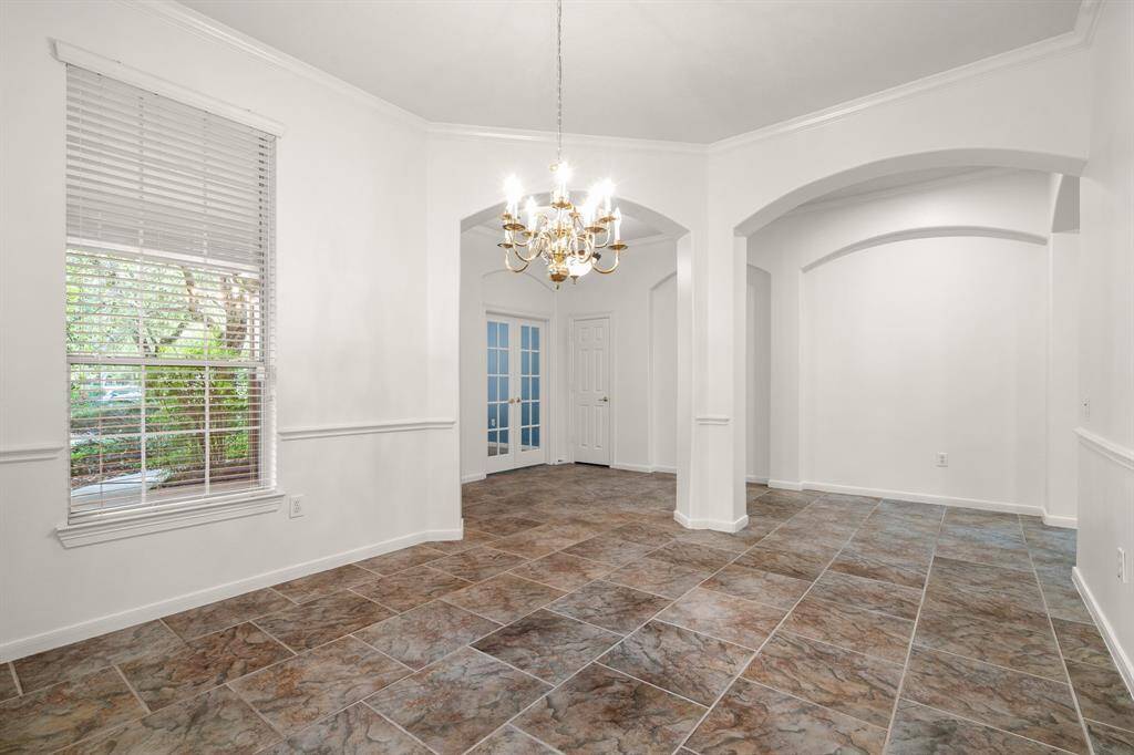 View of the foyer from the dining area.