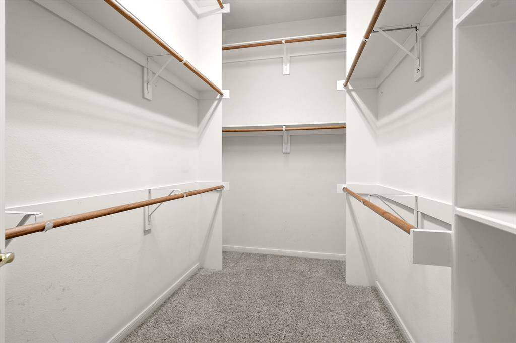 Large walk-in primary closet!