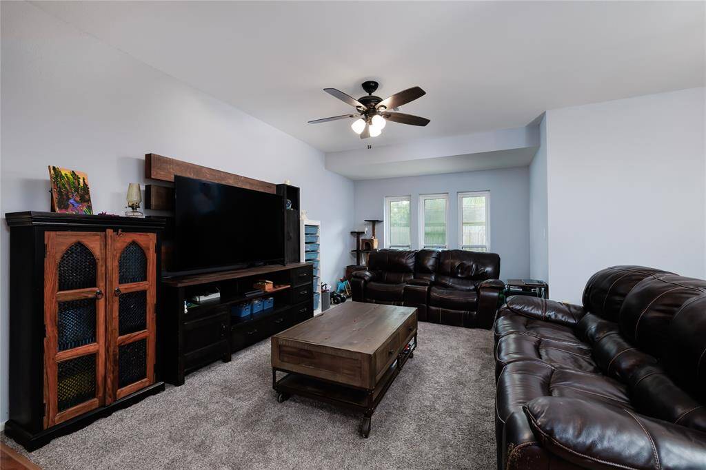 Main living room of the home.