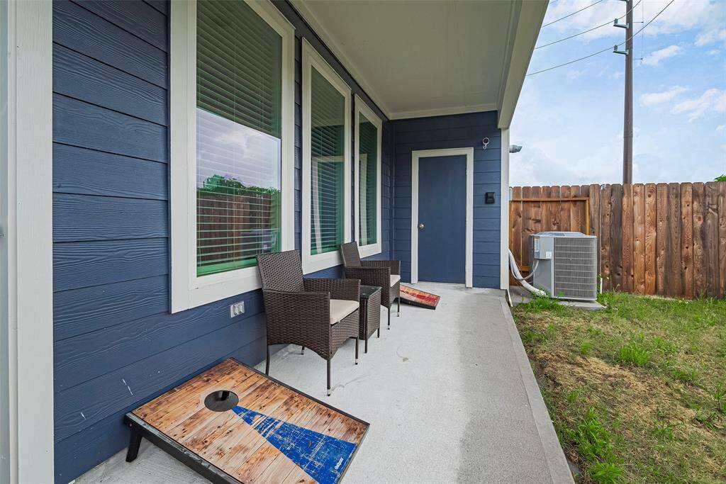 Covered patio