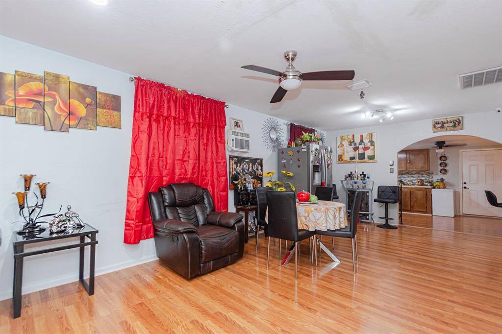 I am currently the dining area, but there is additional dining area in the kitchen.  This area could be your home office or maybe you need more living room area.  Your ideas to fit your family are endless.