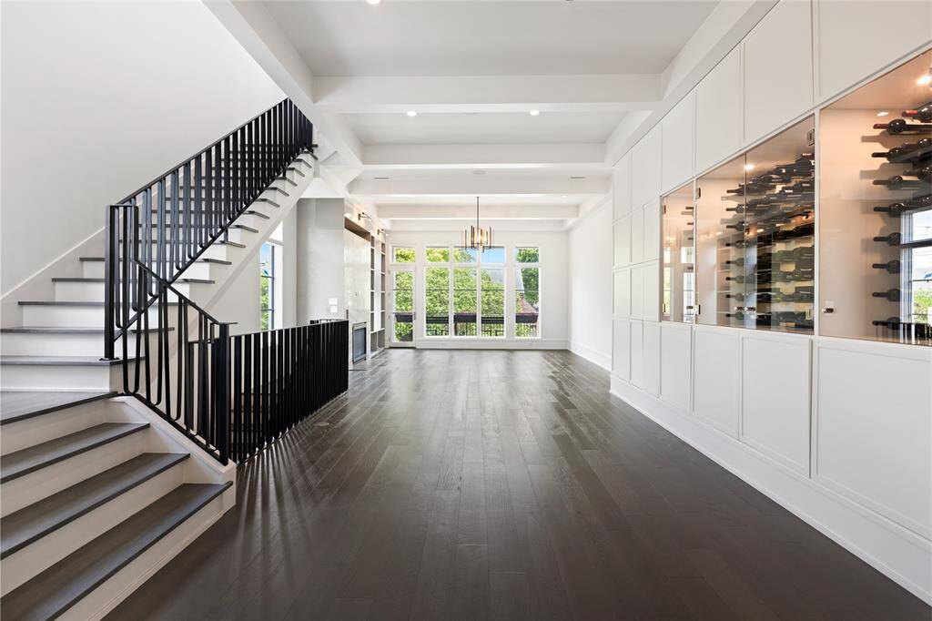 Dining and living room view