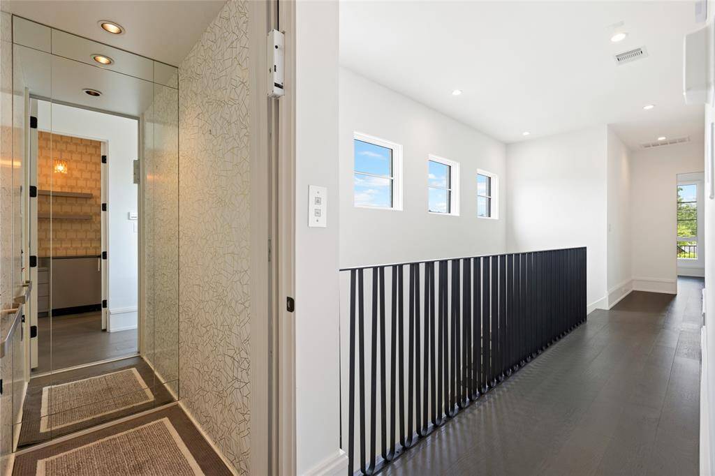 Third floor hallway and elevator