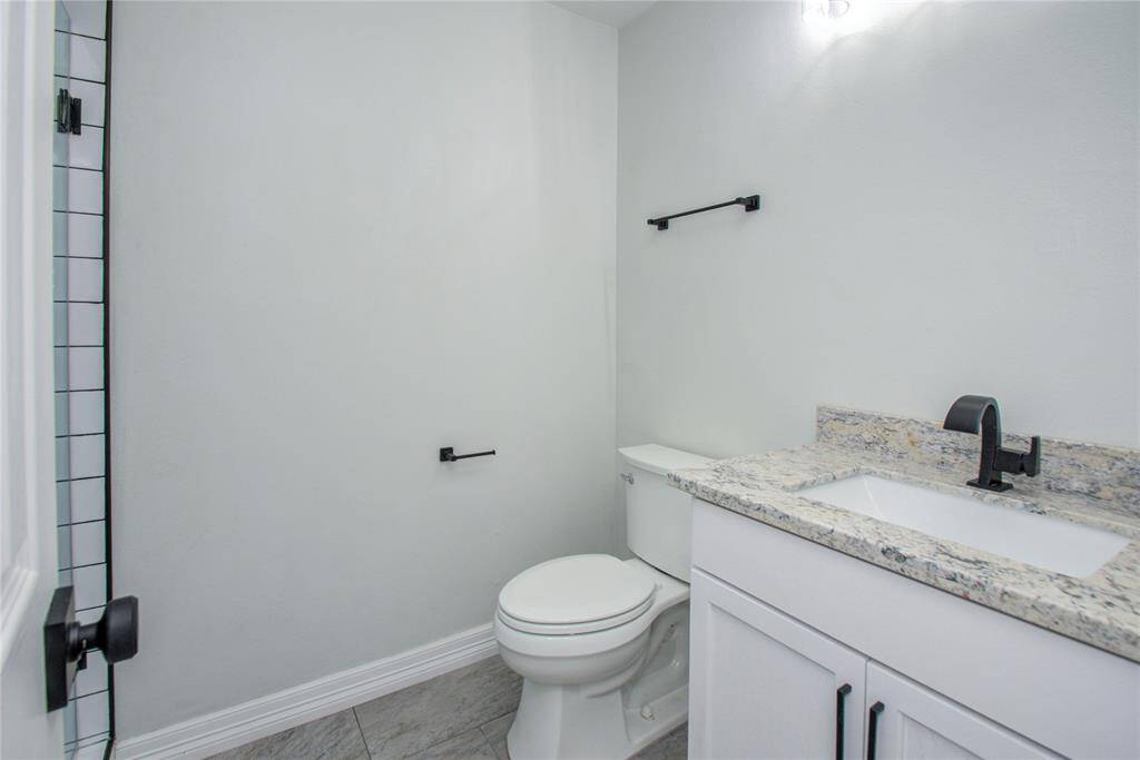 Secondary bathroom