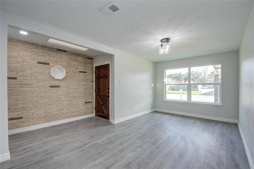 Separate dining room area.