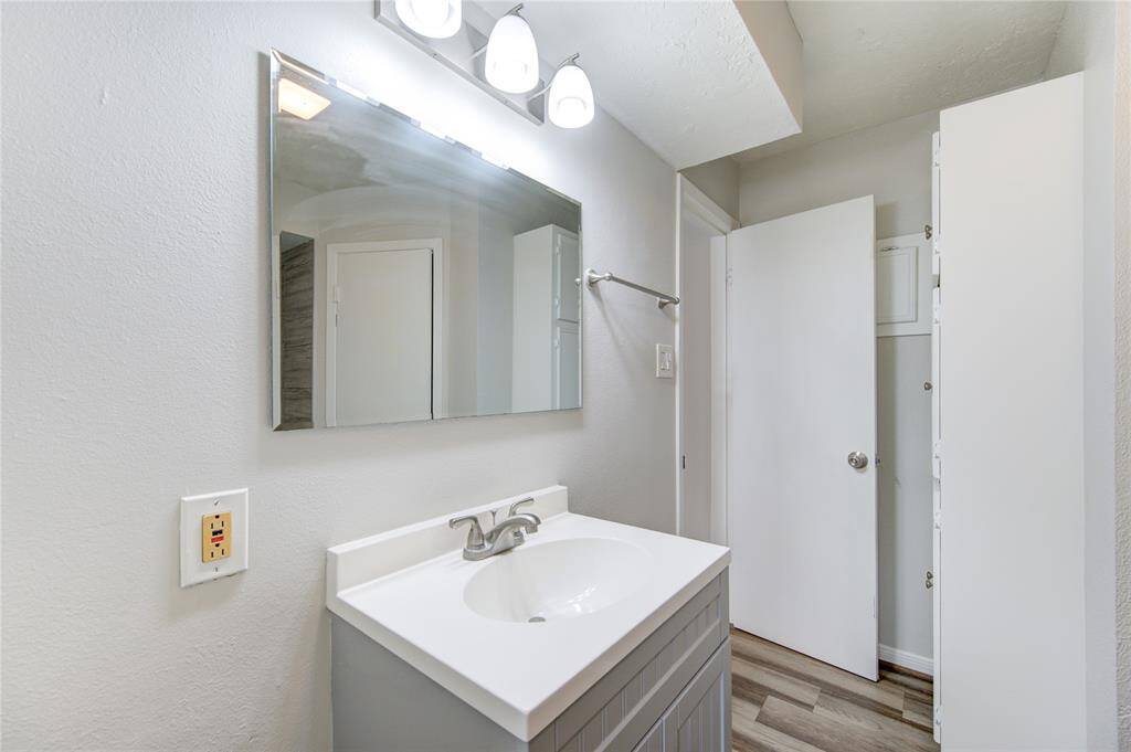 Two large walking closets.