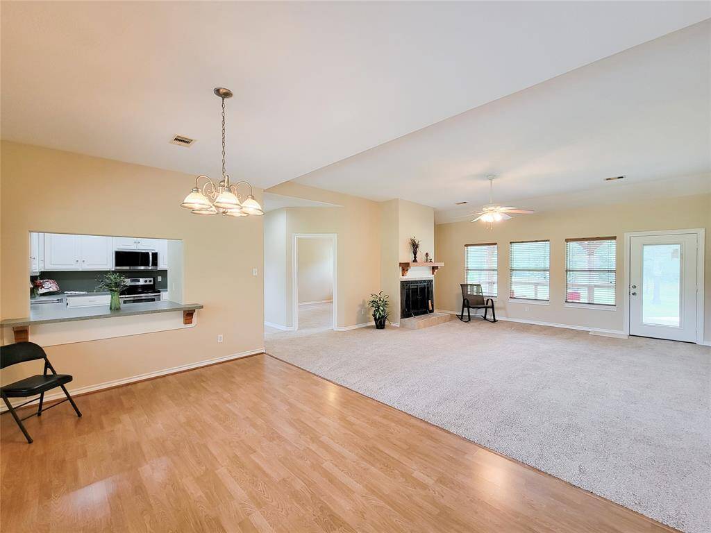 Entry & Dining Area Wood Laminate floors