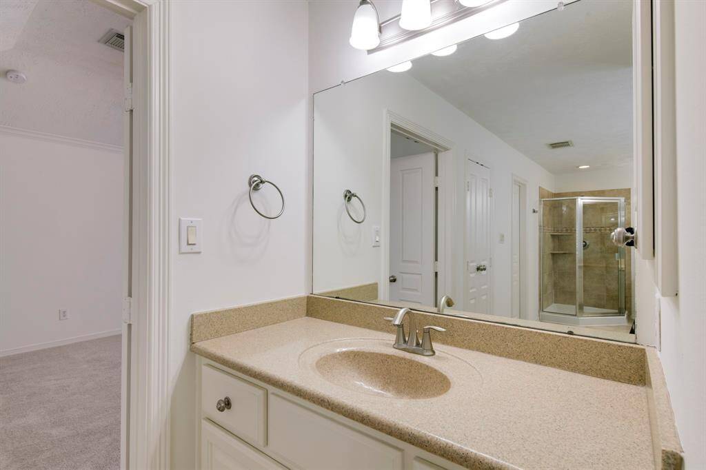 One of the 2 primary bath vanities.