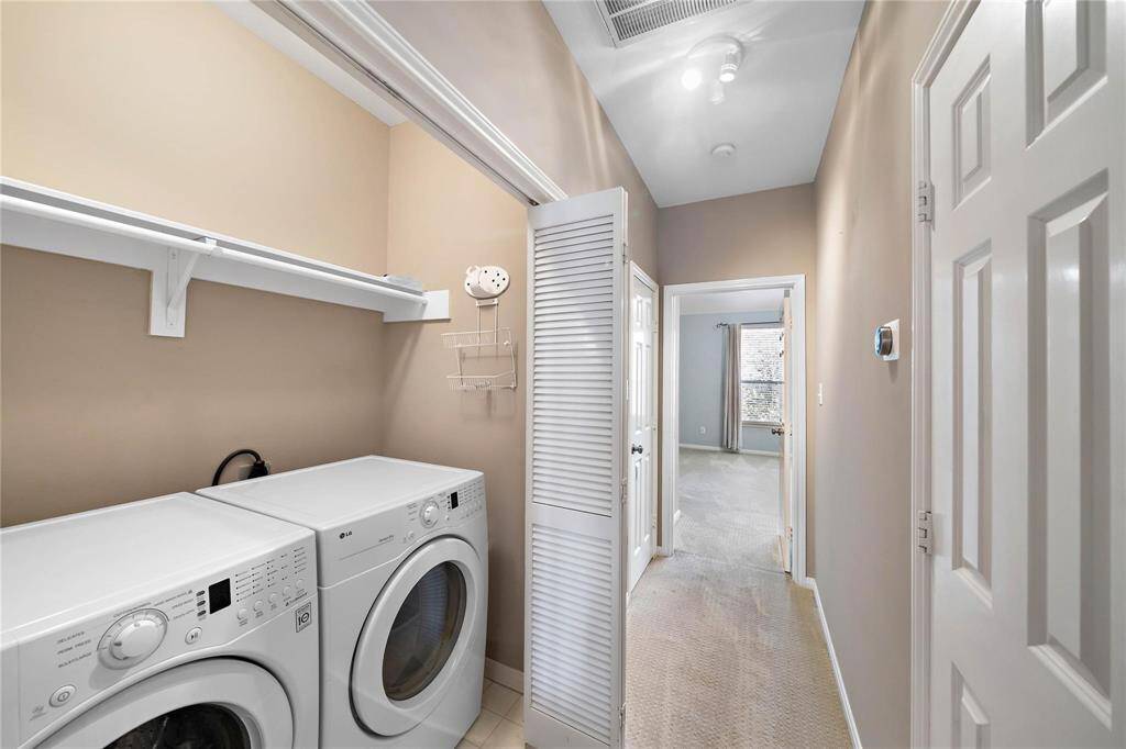 Washer and dryer included
