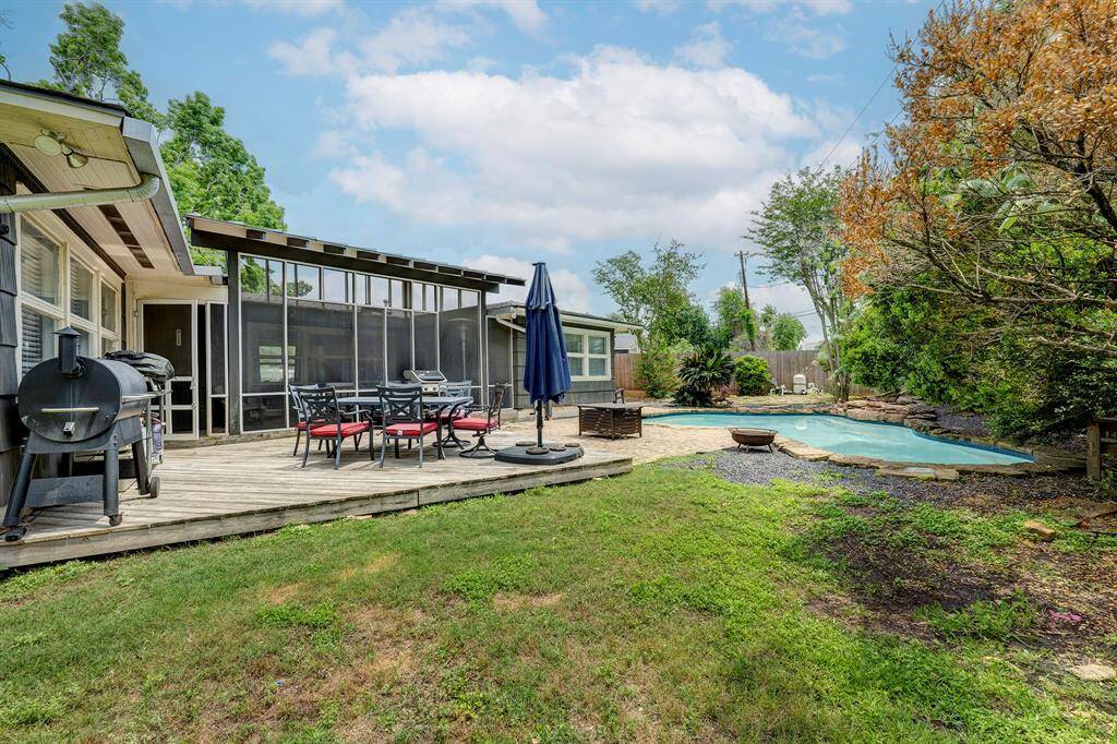 Large yard