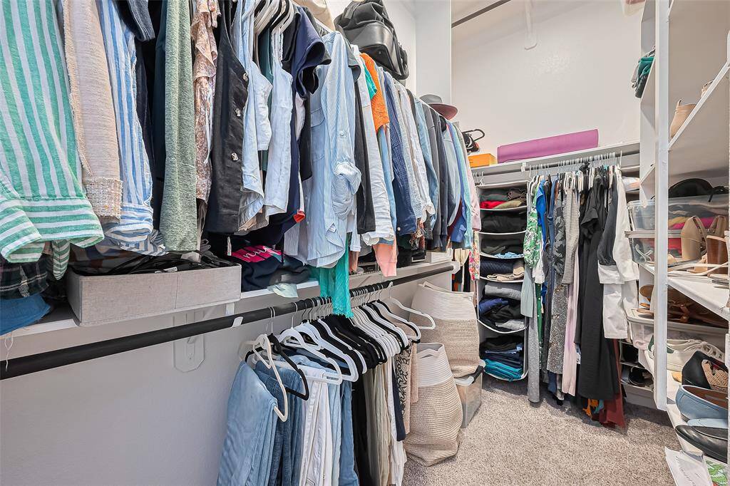 Large walk in closet