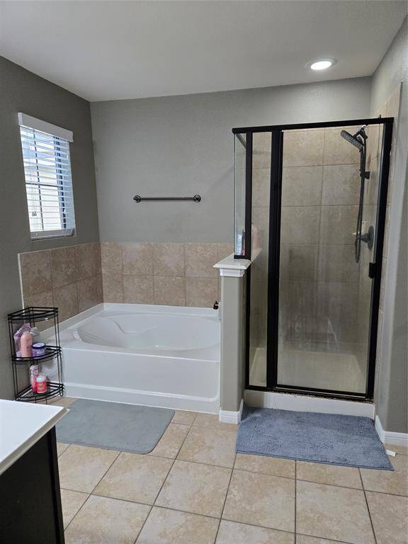 You will enjoy the separate tub and shower.