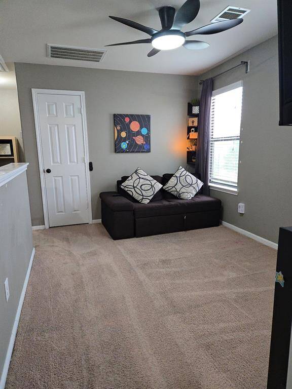 At the top of the stairs you have the loft / game room.