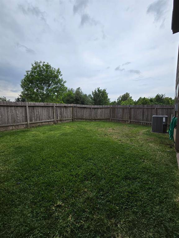 This view shows the backyard.