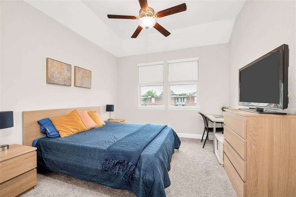 Spacious secondary bedroom on the second floor, filled with natural light and perfect for family, guests, or a home office.
