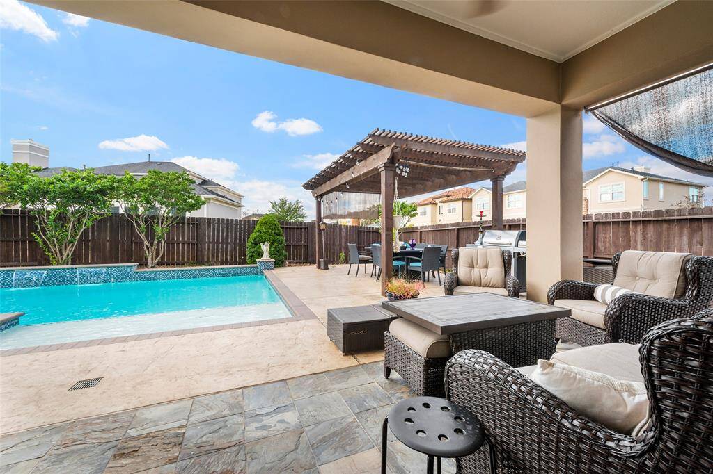 under the covered patio?
