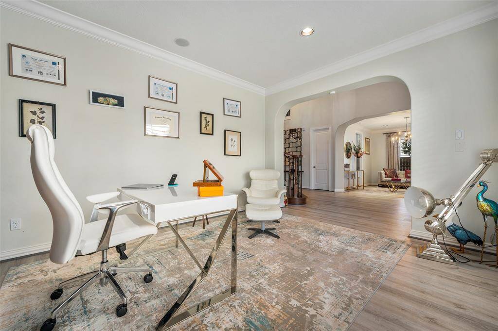 in an open concept