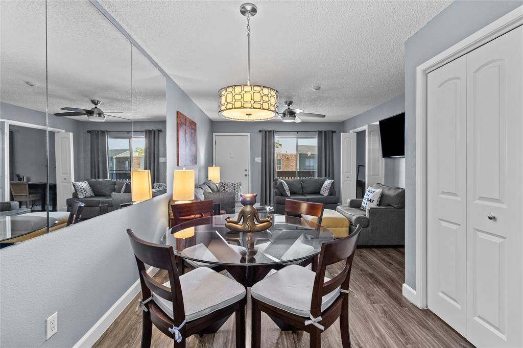 Notice also the updated lighting and ceiling fan.