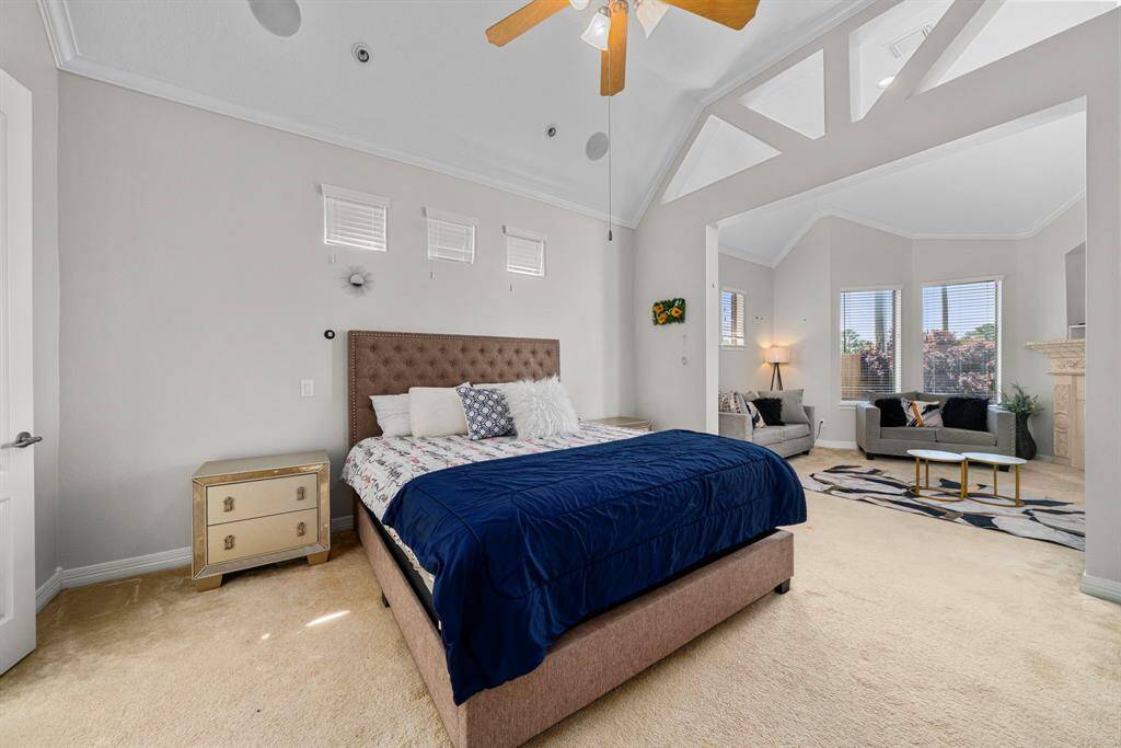 Primary Bedroom with an accentuated view of the extended suite