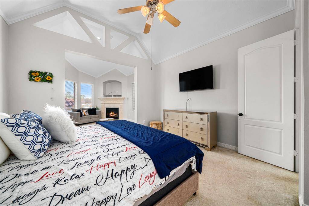 Primary Bedroom and long view of the extended suite