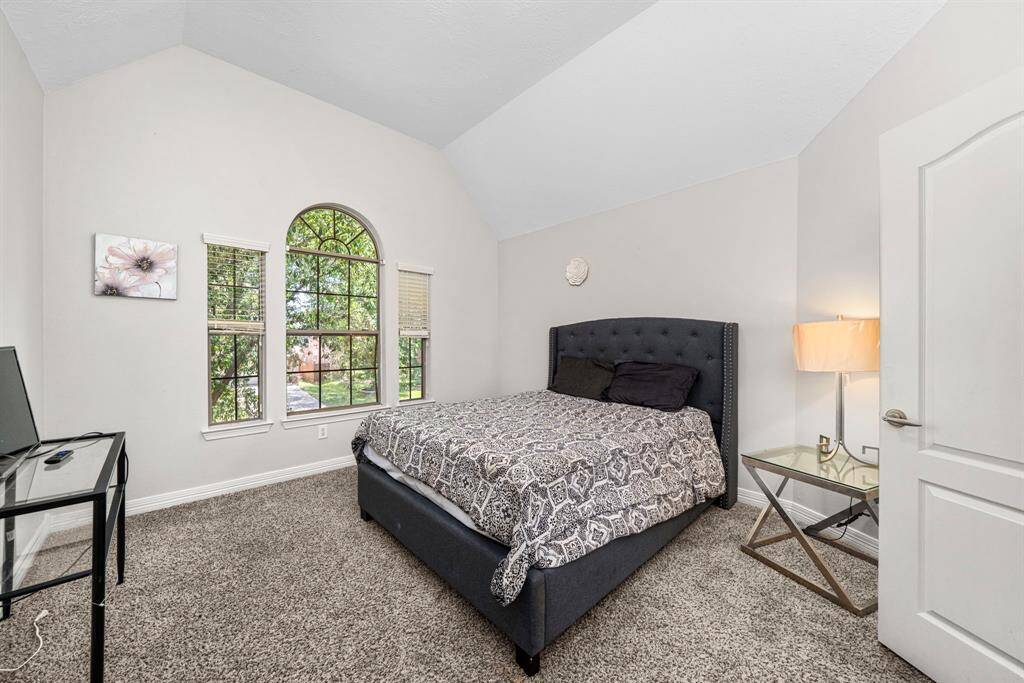 Spacious upstairs fourth bedroom with a gorgeous view