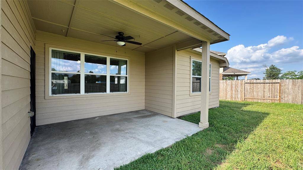 Covered patio