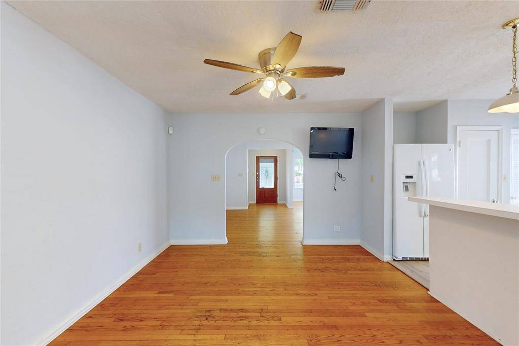 Another view of the dining room area.