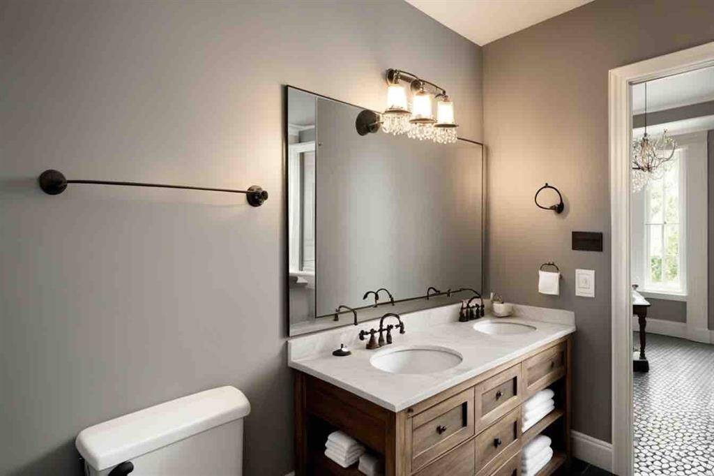 An AI generated remodeling idea for the previous picture.